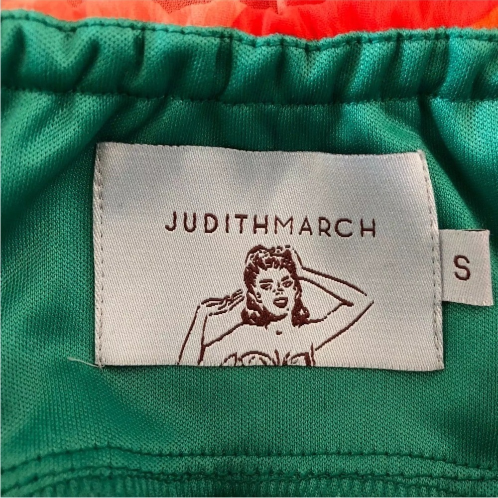 Vintage Boho Colorful Strapless Festival Top/Mini Dress by Judith March Small - Picture 2 of 3